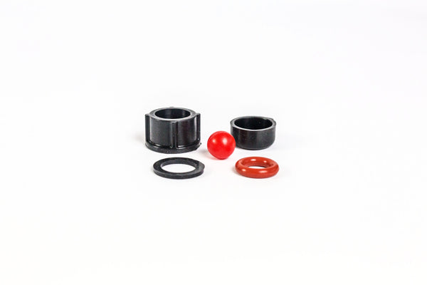 all of the silicone components of the brewsssiphon layed out