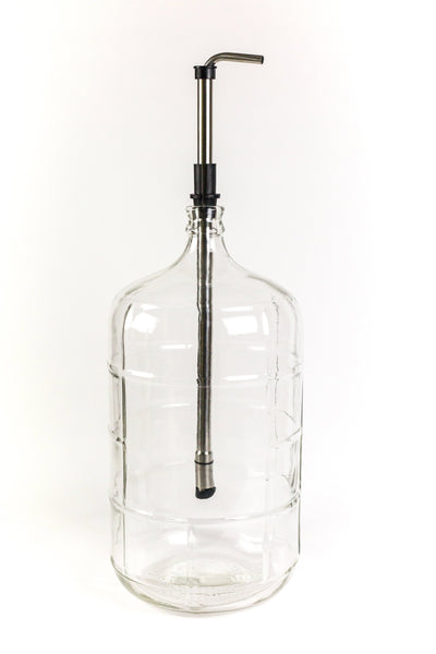 BrewSSSiphon in Glass Carboy with SSSleeve